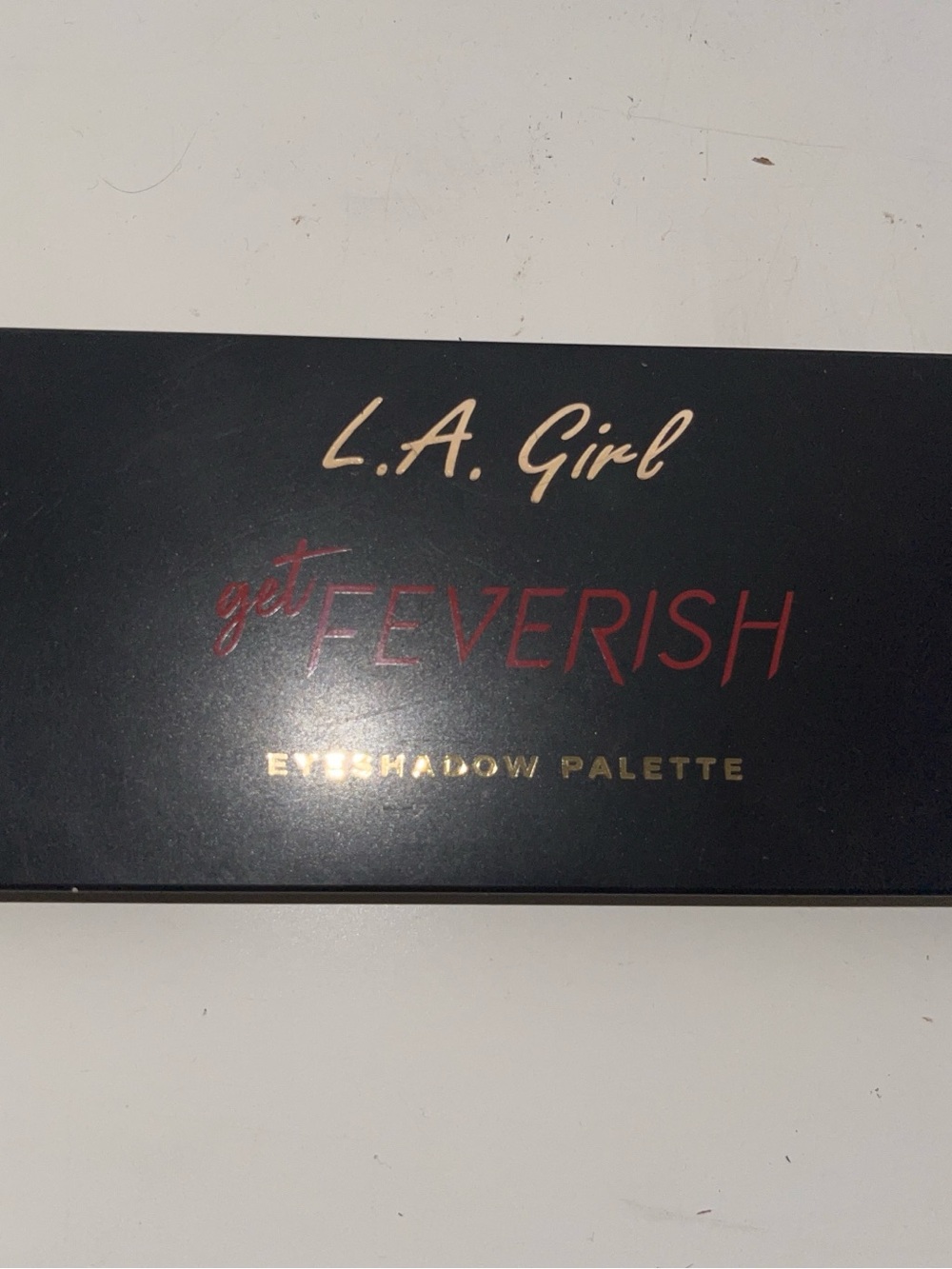 Get Feverish Eyeshadow Palette - Deep Black with Red Accents